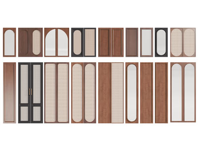 侘寂风实木柜门