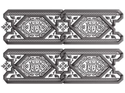 新中式雕花装饰构件