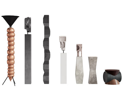 侘寂风台灯 落地灯