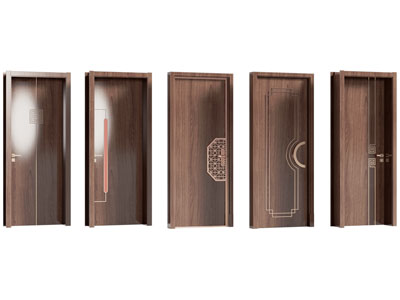 新中式实木平开门 木门