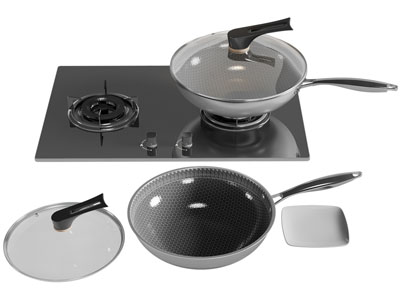 现代燃气灶 锅具
