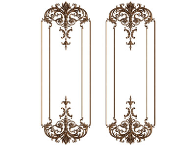 法式雕花装饰构件