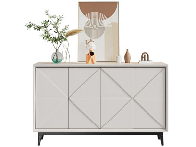 现代玄关柜 摆件组合