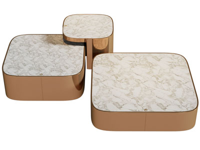 新中式方形茶几3d模型 新中式方形茶几