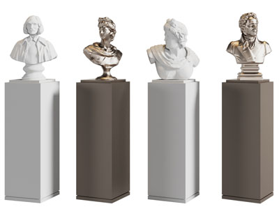 欧式人物雕塑雕刻摆件组合