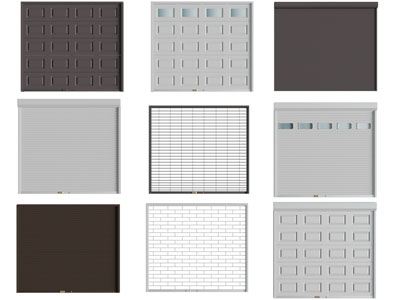 现代卷闸门 防盗门 推拉门 大门