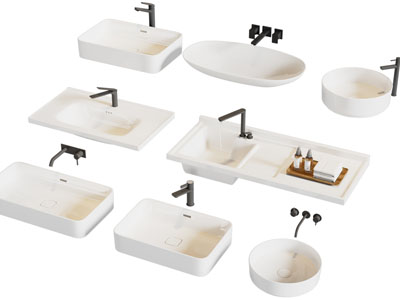 现代陶瓷洗手盆