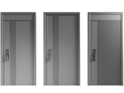 现代密码锁平开门 防盗门