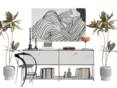 现代玄关柜 边柜