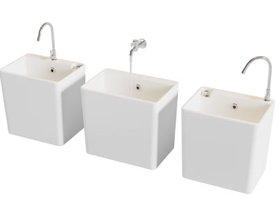 现代陶瓷拖把池