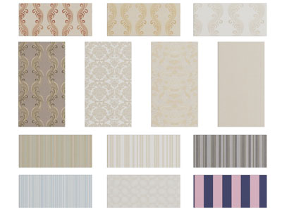 欧式图案的墙纸 壁纸3d模型 欧式图案的墙纸 壁纸