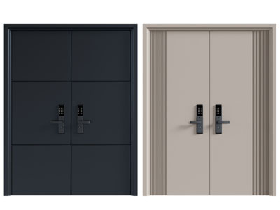 现代双开门 大门