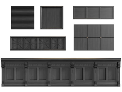 法式护墙板 木饰板 装饰板