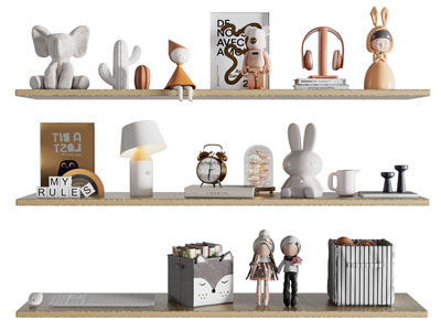 现代装饰雕塑摆件组合