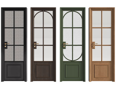 法式玻璃平开门