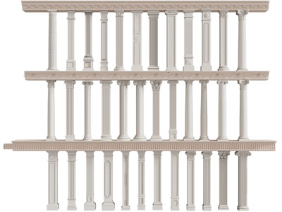 欧式雕花方形 圆形罗马柱子