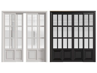 美式推拉门 木门