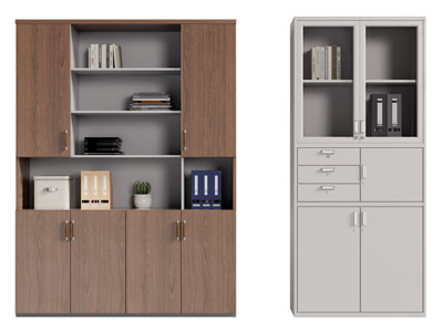 现代办公文件装饰柜