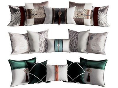 新中式方形靠垫抱枕