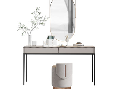 现代轻奢化妆 梳妆台