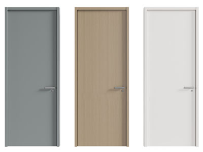 现代单扇木门 平开门