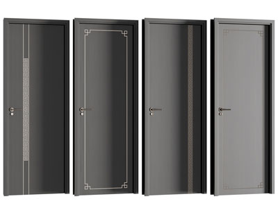 新中式平开门 木门