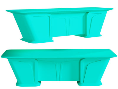 现代书桌3d模型 现代书桌