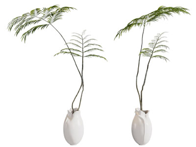 现代陶瓷花瓶花卉