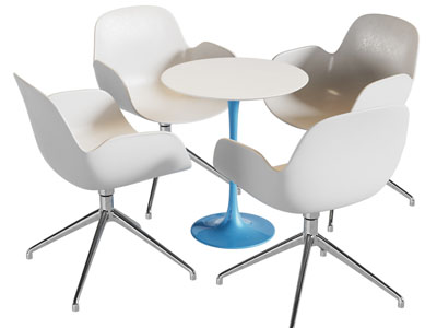 现代休闲商务桌椅组合