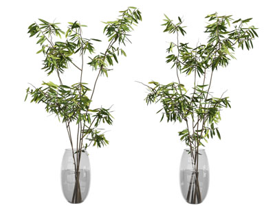 现代花瓶花卉摆件组合