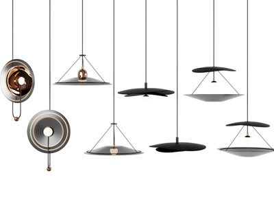 现代垂线吊灯