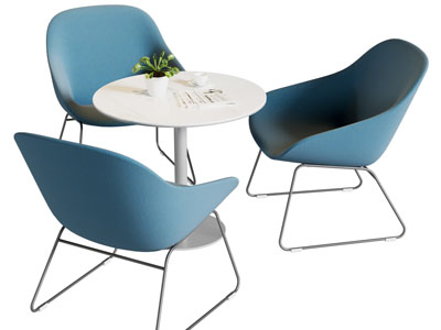 现代休闲餐桌椅组合