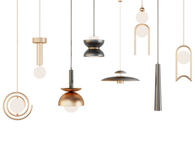 现代单线吊灯