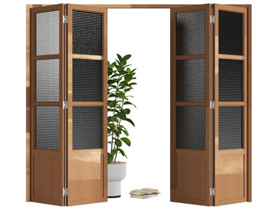 现代中古风推拉门