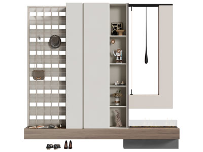 现代玄关隔断柜 鞋柜