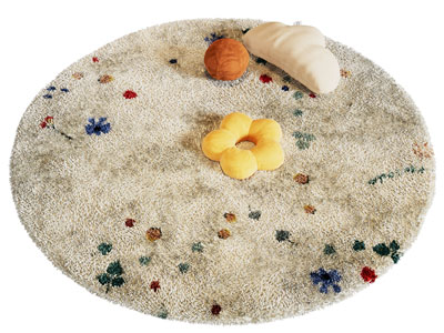 现代圆形地毯3d模型 现代圆形地毯