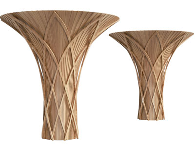 现代实木装饰柱子3d模型 现代实木装饰柱子