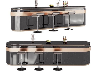 现代轻奢吧台吧椅