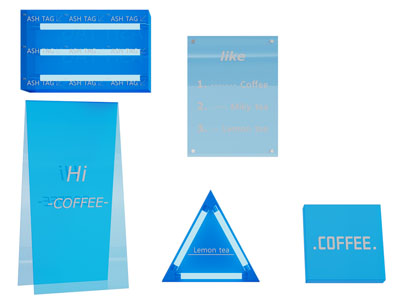 现代亚克力广告牌灯箱3d模型 现代亚克力广告牌灯箱