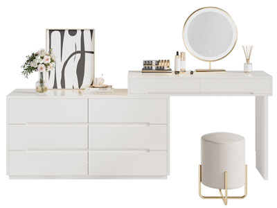现代轻奢化妆 梳妆台