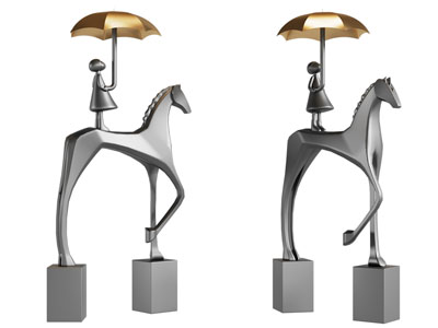 现代抽象马匹雕塑雕刻3d模型 现代抽象马匹雕塑雕刻