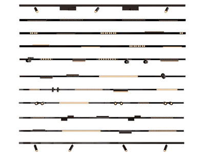 现代轨道磁吸灯