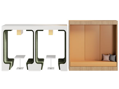 现代卡座 卡座沙发组合