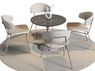 现代休闲商务洽谈桌椅组合