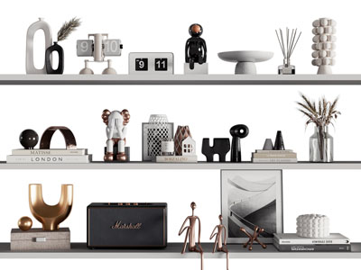 现代装饰品 书本摆件组合