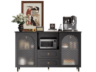 法式餐边柜 摆件组合