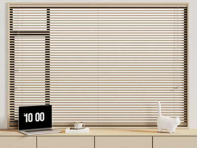 现代百叶窗帘 拉帘 卷帘3d模型 现代百叶窗帘 拉帘 卷帘