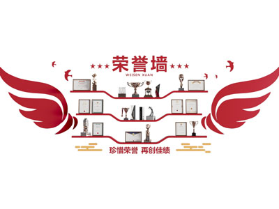 现代党建荣誉背景墙