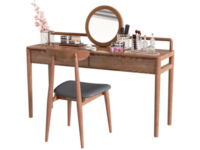 北欧实木化妆 梳妆台