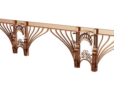 欧式铁艺雕花装饰构件